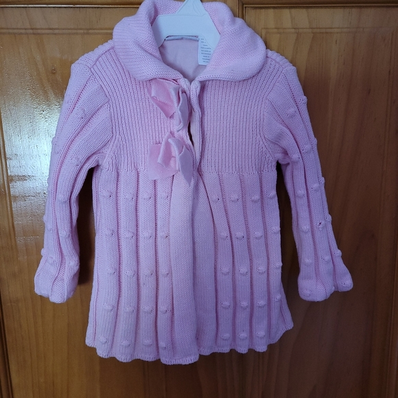 First Impressions Other - First Impressions 18 Month Sweater Pink Bow Lined